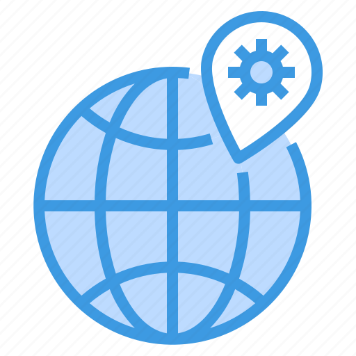 Coronavirus, epidemic, pin, virus, world icon - Download on Iconfinder
