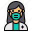 avatar, doctor, health, mask, medical 