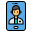 advise, assistance, hospital, medical, online, smartphone 