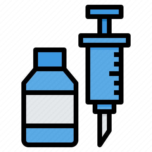Drug, injection, medical, syring, vaccine icon - Download on Iconfinder