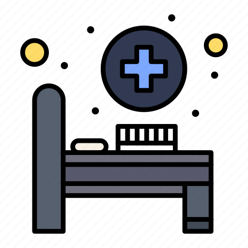 Bed, hospital, medical, room icon - Download on Iconfinder