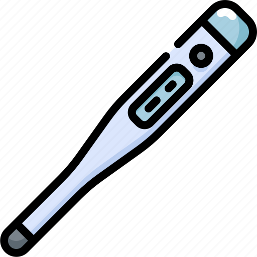 Digital, equipment, health, hospital, medical, temperature, thermometer icon - Download on Iconfinder