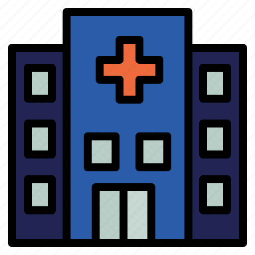 Hospital, nursing, medical, healthcare, building icon - Download on Iconfinder