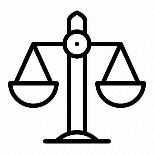 Weight scale, balance scale, justice, equality, weighing scale icon - Download on Iconfinder