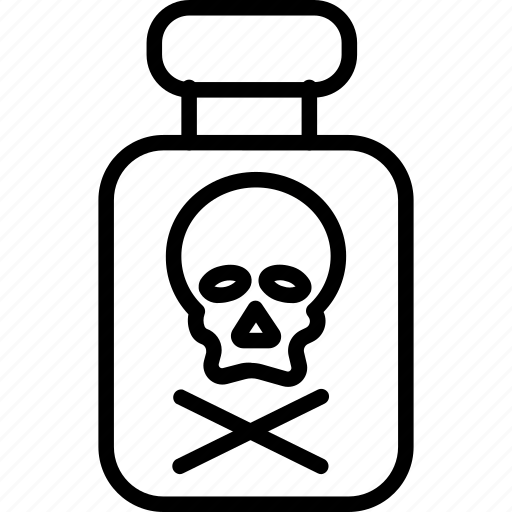Chemical, dangerous, drug, poison, poison bottle, toxic icon - Download on Iconfinder