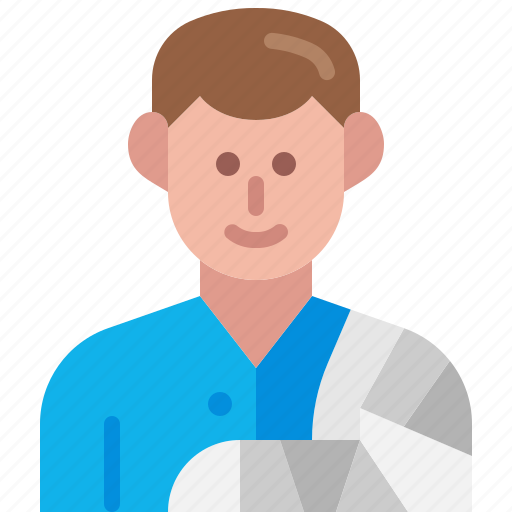 Patient, injury, avatar, user, man, medical, person icon - Download on Iconfinder