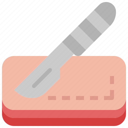 Surgery, skin, knife, scalpel, medical, doctor, operation icon - Download on Iconfinder