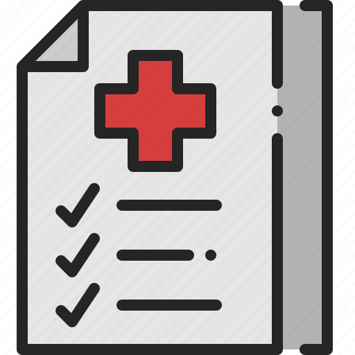 Medical, checkup, record, report, document, result, file icon - Download on Iconfinder