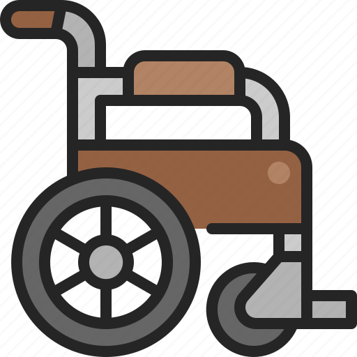 Wheelchair, disabled, handicap, patient, transport, medical, disability icon - Download on Iconfinder