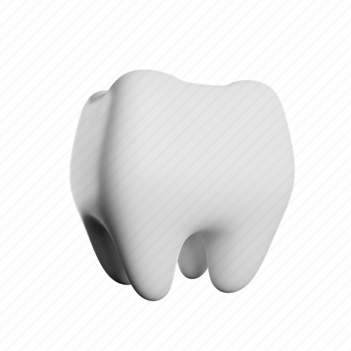 Dental, front, tooth, dentist, teeth, medical, hospital 3D illustration - Download on Iconfinder