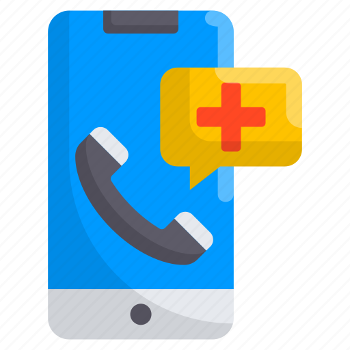 Medical, phone, emergency, online icon - Download on Iconfinder