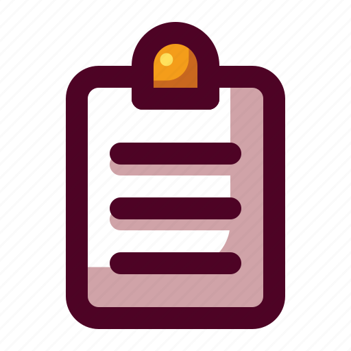 Clip board, document, report, paper, checklist, business, schedule icon - Download on Iconfinder