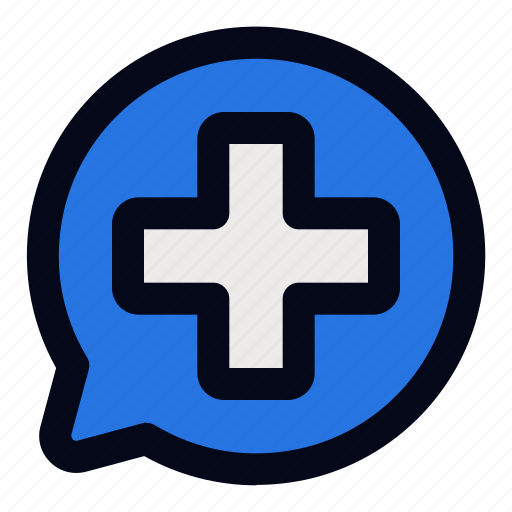 Consultation, chat, bubble, consulting, hospital, discussion, communications icon - Download on Iconfinder