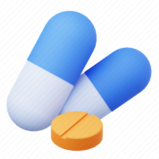 Pills, medical, pharmacy, health, medicine 3D illustration - Download on Iconfinder
