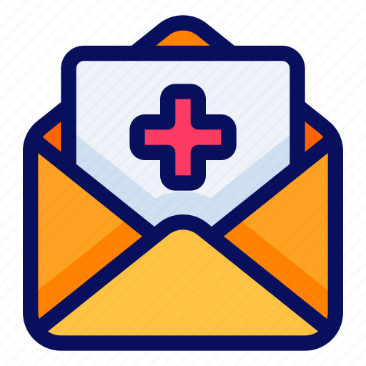 Medical report, health report, message, mail icon - Download on Iconfinder
