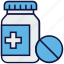 bottle, health, medical, medicine, pills, tablets 