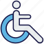disable, medical, person, wheel chair 