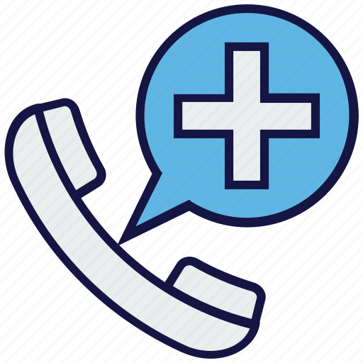 Emergency call, hospital call, medical, message icon - Download on Iconfinder