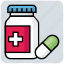 bottle, capsule, health, medical, medicine, pills 