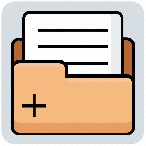 File, folder, history, medical, medical document icon - Download on Iconfinder
