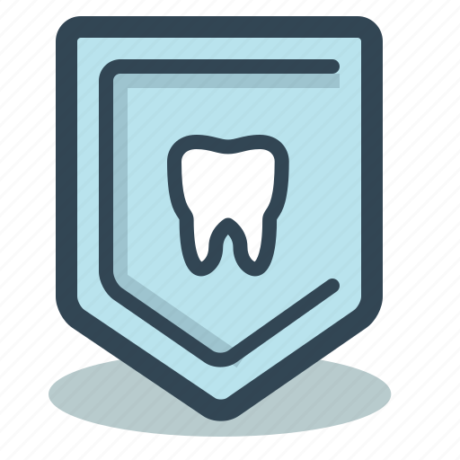 Dental, dentist, pin, shield, teeth, сaries icon - Download on Iconfinder