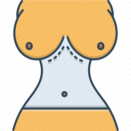 Abdomen, augmentation, breast, breast augmentation, breast surgery, surgery icon - Download on Iconfinder