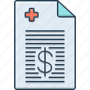 bill, cost, medical, medical bill, medical cost, paperwork