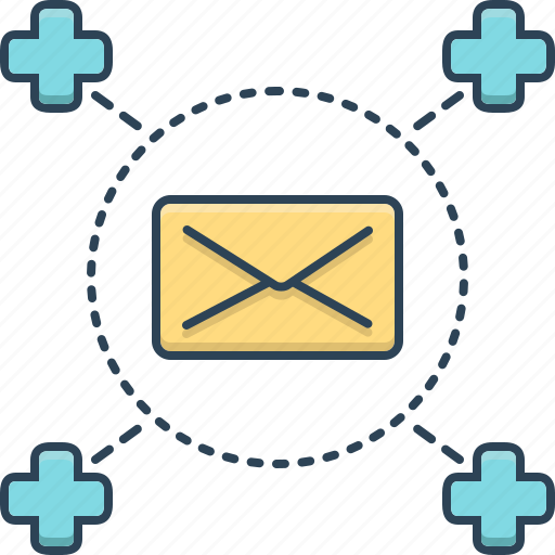 Communication, email, envelope, mail, medical, medical mail, message icon - Download on Iconfinder