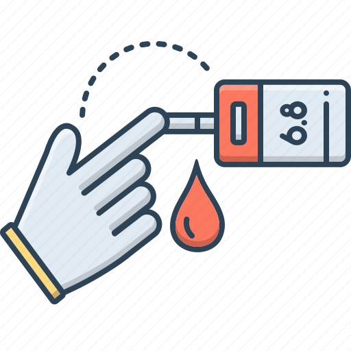 Blood, blood sugar test, machine, sugar, test, treatment icon - Download on Iconfinder
