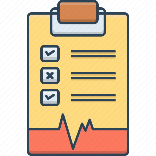 Checklist, clipboard, health, health report, report icon - Download on Iconfinder