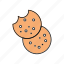 biscuit, cookie, food, knackebrot 
