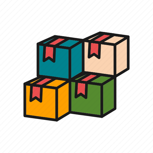 Boxes, cubes, packages, products icon - Download on Iconfinder