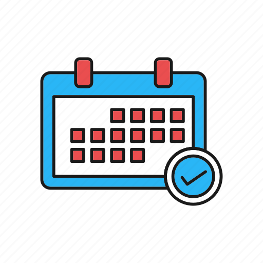 Calendar, calender, chek, timetable icon - Download on Iconfinder