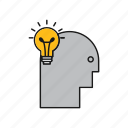 brain, creative, idea, lightbulb, mind, personal, power