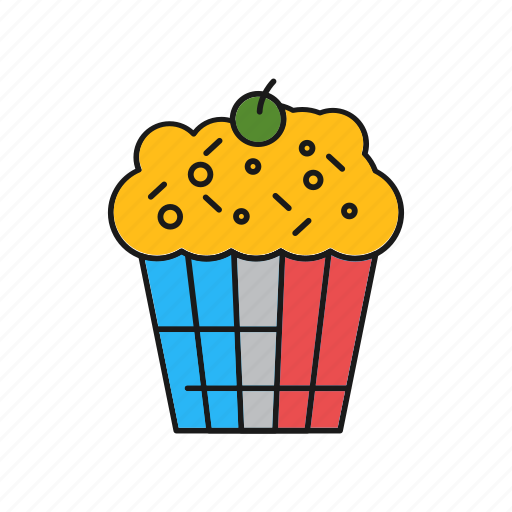 Brownie, cake, cupcake, dessert, sweets icon - Download on Iconfinder