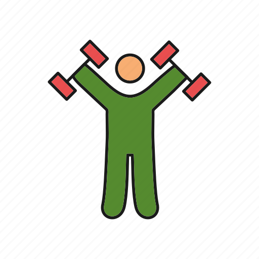 Exercise, lifting, person, weight icon - Download on Iconfinder