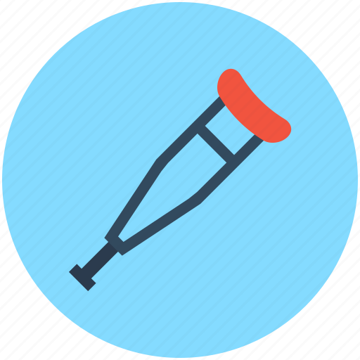 Crutch, elbow crutch, medical supplies, mobility aid, walking stick icon - Download on Iconfinder