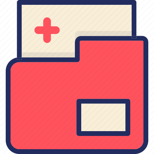 Data, folder, health, medicine, records icon - Download on Iconfinder