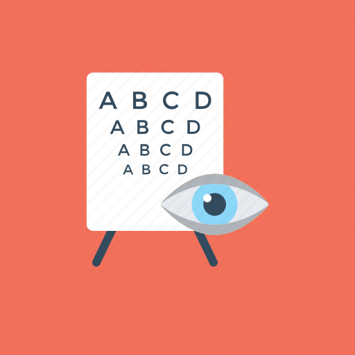 Eye chart, eye exam, eye test, snellen chart, vision test icon - Download on Iconfinder