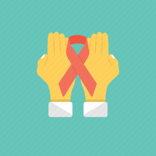 Hiv awareness ribbon, hiv red ribbon, hiv ribbon, red ribbon, solidarity symbol of aids icon - Download on Iconfinder