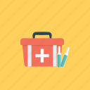 first aid kit, healthcare, medical aid, medical emergency, medicine case