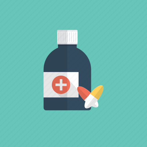 Antibiotic, medical treatment, medicine jar, pill bottle, prescription drug icon - Download on Iconfinder