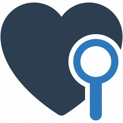 Health, healthcare, heart, life, search icon - Download on Iconfinder
