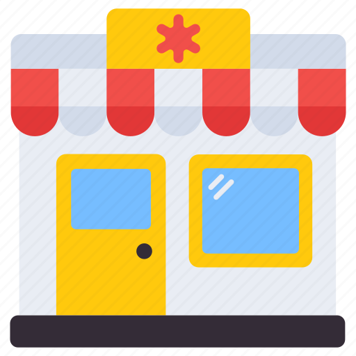 Pharmacy, medical store, medical shop, clinic, dispensary icon - Download on Iconfinder