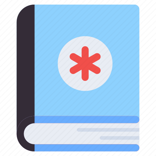 Health book, medical book, medical journal, medical booklet, clinical book icon - Download on Iconfinder