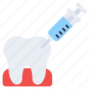 gum injection, tooth injection, anesthetic injection, dental care, dental treatment 