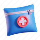 first aid, medical, treatment, bag, aid kit 