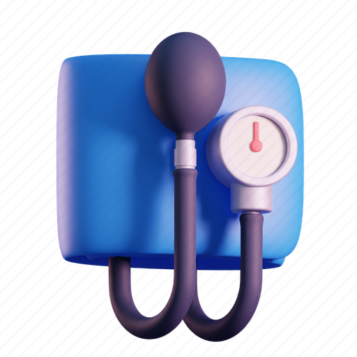 Blood pressure, measure, blood pressure monitor 3D illustration - Download on Iconfinder