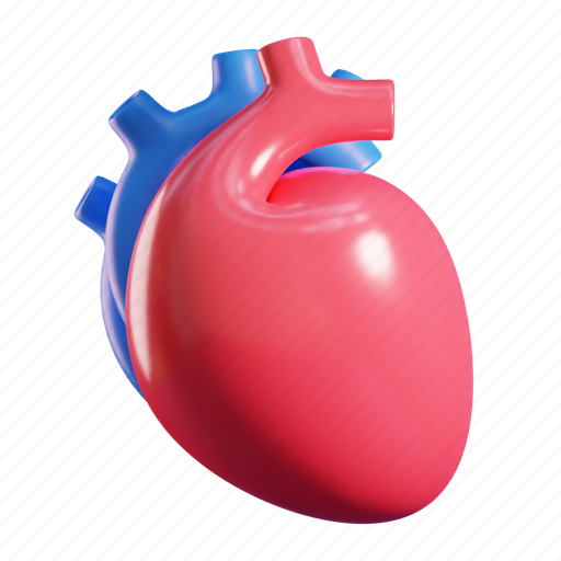 Heart, medical, cardio, healthcare 3D illustration - Download on Iconfinder