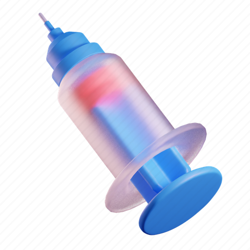 Syringe, injection, vaccine, treatment 3D illustration - Download on Iconfinder